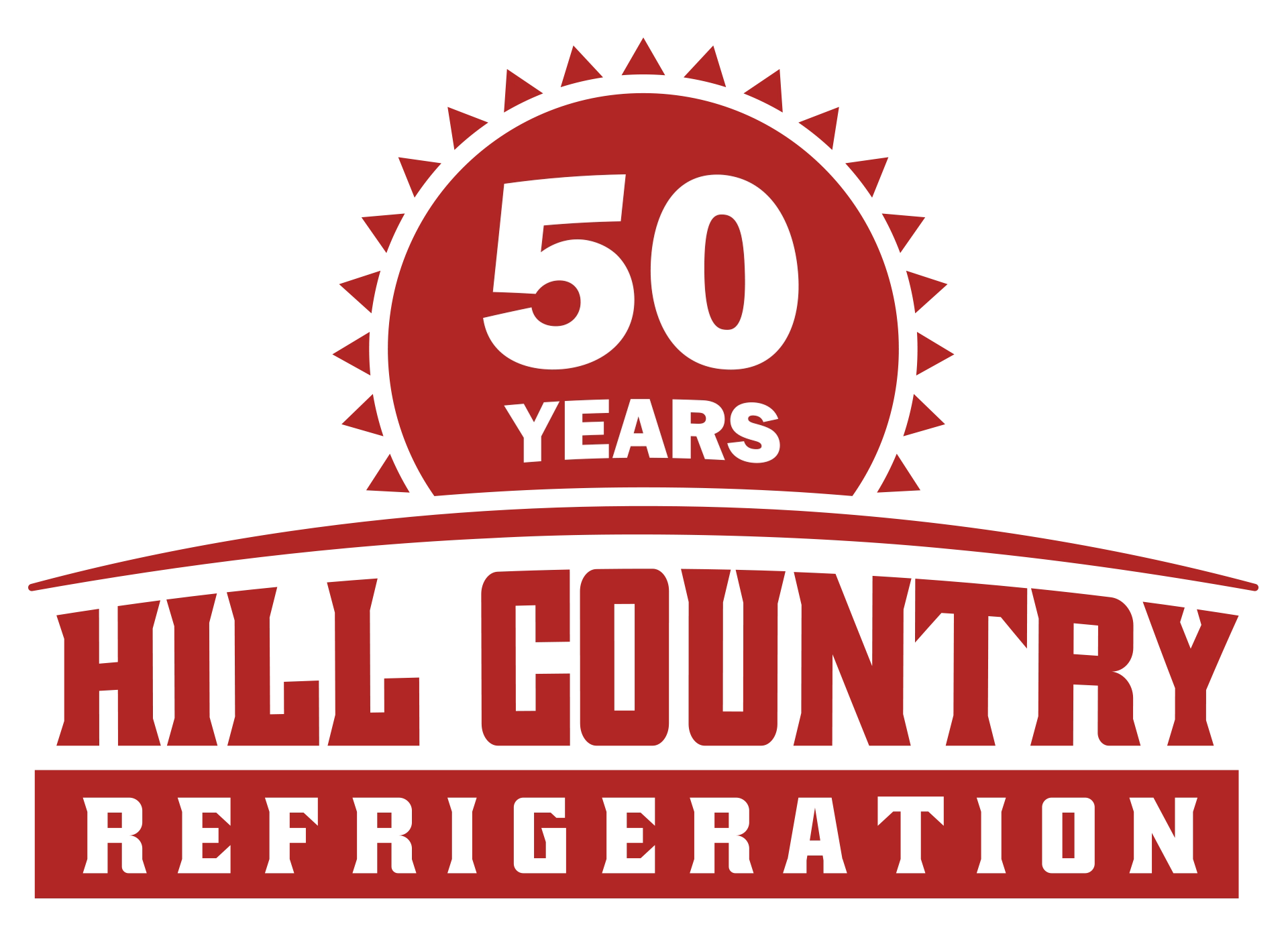 Hill Country 50 year logo