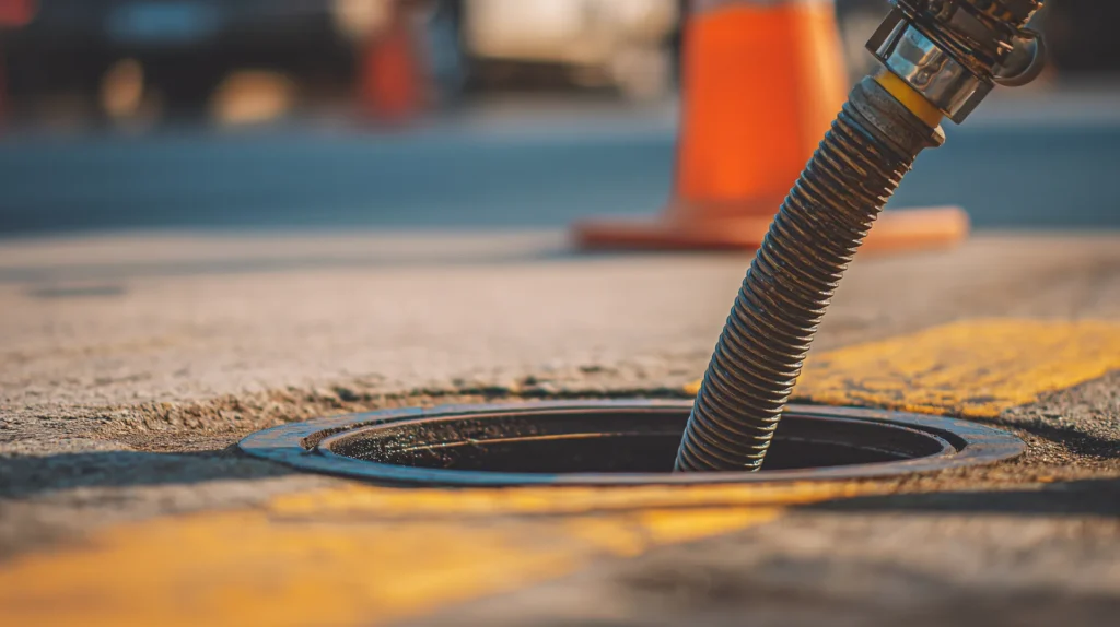 trenchless plumbing from street
